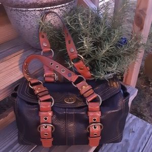 Coach Chelsea Satchel Vtg Boutique Version Leather
